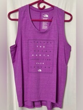The North Face Purple Muscle Tank Size Large